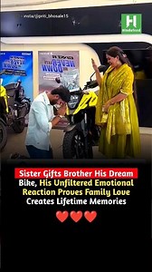 Sister Gifts Brother His Dream Bike, His Emotional Reaction Proves Family Love Creates best Memories