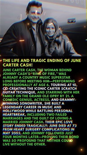 The Life And Tragic Ending Of June Carter Cash!