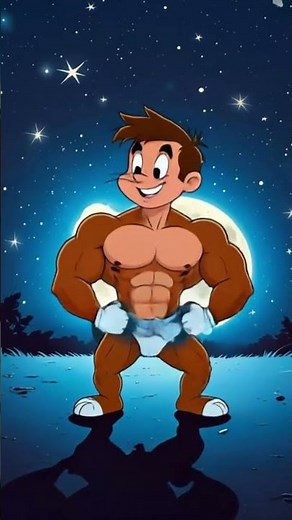 💪🐭🐱 Tom & Jerry Become Bodybuilders 😱🔥 | Cartoon Transformation #shorts