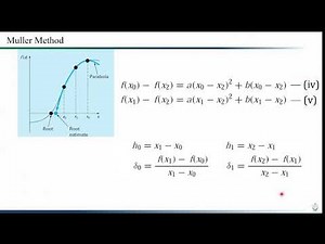 EEE 4505 || Module 3 pt 1|| Muller Method