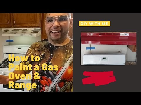 How to Refurbish paint on your Gas Range & oven