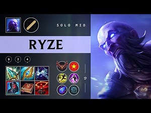 Ryze Mid vs Anivia - VN Grandmaster Patch 25.24