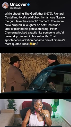 While shooting The Godfather (1972), Richard Castellano totally ad-libbed his famous "Leave