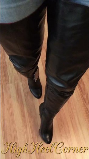 Walking in Crotch High Platform Boots #Shorts