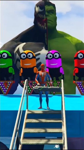 🕷️🔫 Spider-Man’s Ultimate Gun Battle! 💥 #spiderman #shortsfeed #shorts