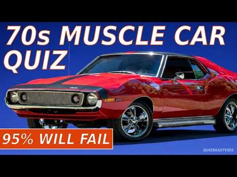 Can You Get 50/50 on This 70s Muscle Car Quiz?