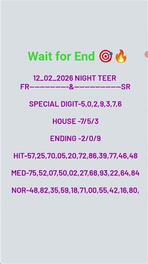 Shillong Night Teer _ Update & Result Info | Short video