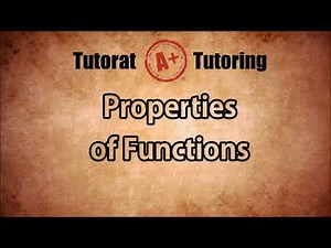 Domain and Range of any Functions