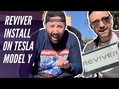 Reviver Digital License Plate Installation & Review on Tesla Model Y