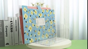 2PCS Clear Acrylic File Holder, 4 Section File Sorter, Desk Mail Organizer Countertop, Vertical File Stand, Notebook, Folder, Wallet, Envelope Organizer