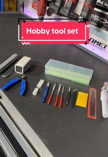 Hobby building tool set #hobby #hobbybuild #modelcar #modelbuilding #tools