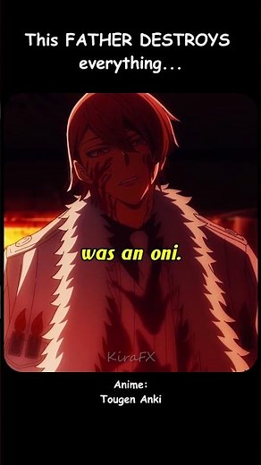 This FATHER DESTROYS everything 😨 | Tougen Anki | #anime #animeedit #shorts