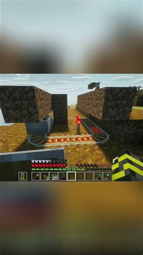 We Built an Epic Minecraft Minecart System! #shorts