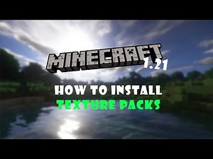 Minecraft 1.21 | How to install texture packs | Quick start guide