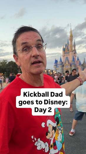 Kickball Dad & Kickball Baby’s second day at Disney: Hollywood Studios & Magic Kingdom 🏰 @waltdisneyworld @disneyparks #WDWHolidays #dad #grandpa #disney | kickballdad