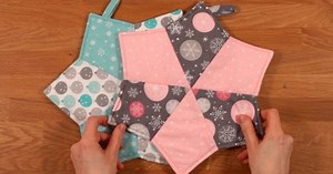 DIY Star Pot Holder With Free Pattern