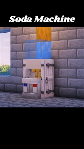 Soda Machine #minecraft #minecraftshorts #sodamachine #viralshort #shorts #shortsfeed