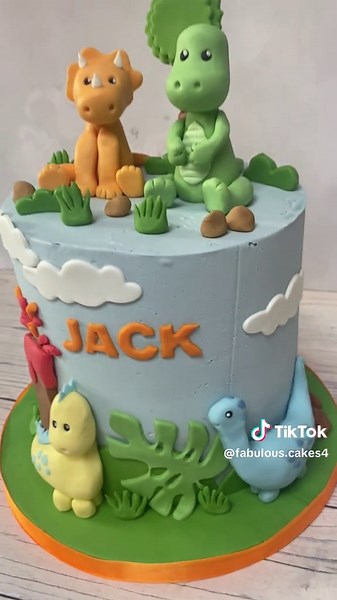 Dino Cake: A Roaring Birthday Delight