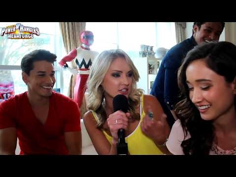 Power Rangers Megaforce Cast Interview in Spanish (Voice Over)