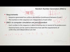 Random Number Generator - System Modeling and Simulation
