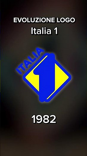 Evoluzione Logo - Italia 1 (1982-2025)