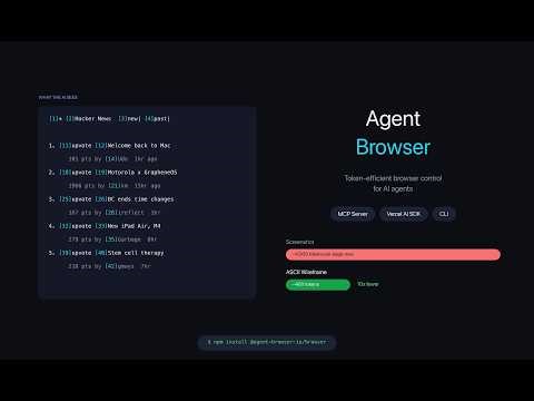 Agent Browser - Product Hunt