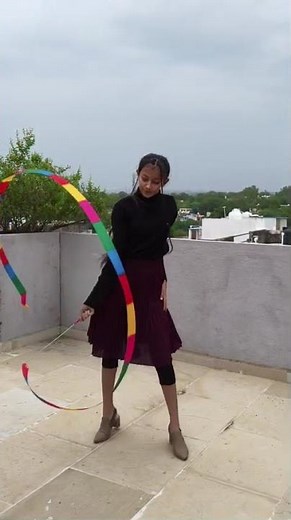 🌈 Amazing Ribbon Dance Performance | Easy & Beautiful Ribbon Dance