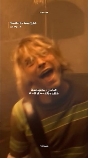 #ニルヴァーナ の代表曲「Smells Like Teen Spirit」「Heart-Shaped Box」の和訳MVが公開👶💴不朽の名曲のMVを和訳と共にお楽しみください🔥#nirvana