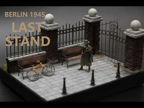 Berlin 1945 Diorama | German Soldier Last Stand | Scale Model
