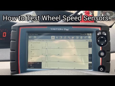 How to Test Wheel Speed Sensors-With Snap-On Scanner.