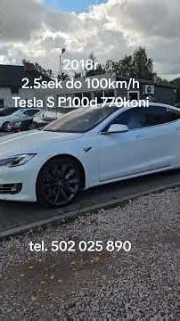 The cheapest 2.5s to 100km/h! Tesla Model S P100D 772km #2018 #OnlyInPoland!