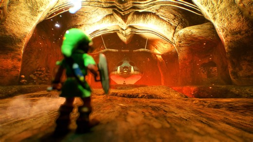 The Legend of Zelda: Ocarina Of Time Dodongo's Cavern Remake in Unreal Engine 5.4 Available for Download