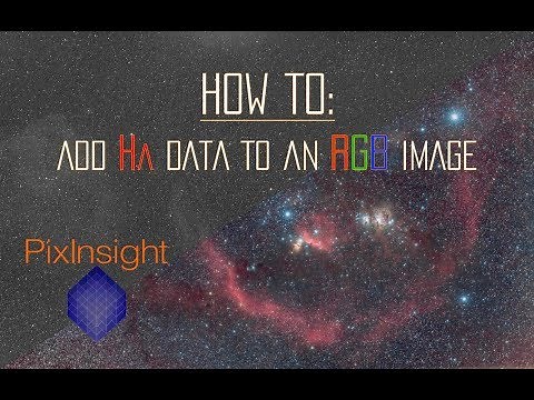 PixInsight: How to add Ha to an RGB image