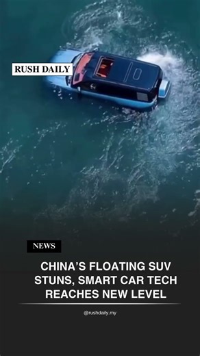 China’s Floating SUV Stuns, Smart Car Tech Reaches New Level