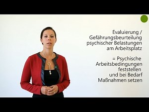 Evaluierung psychischer Belastungen - Was ist das?