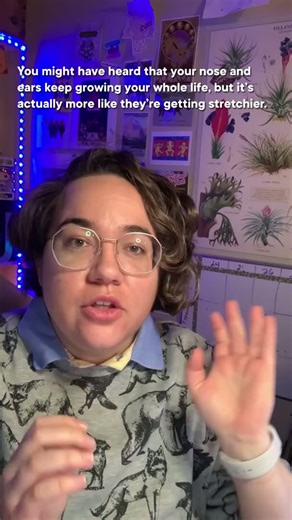 Do your nose and ears keep growing as you age? #shorts #science