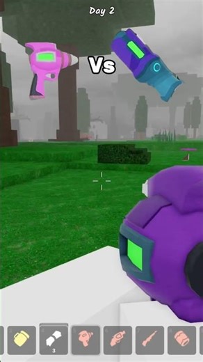 😱 Admin Raygun VS Laser Cannon #99nightintheforest #99nights #roblox