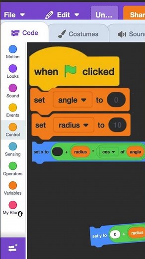 Create AMAZING Spiral Movement in Scratch