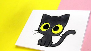Boceteros, nuestro dibujo de hoy es como dibujar un gato kawaii. En este tutorial puedes ver que el dibujo de animales kawaii es muy divertido y sencillo. Para tener un dibujo muy kawaii no te pierdas nuestros videos diarios | 365 Bocetos
