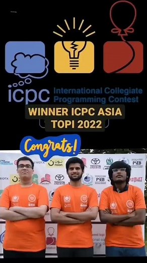 Winner | ICPC Asia Topi 2022 | International Collegiate Programming Contest | GIKI