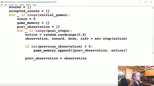 60.Training Data - Training a neural network to play a game with TensorFlow and