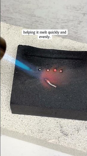 Using a Charcoal Block for Granulation - Jewellery Making Tips