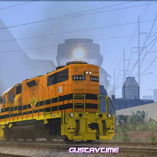 EMD GP38 WORKING HARD!