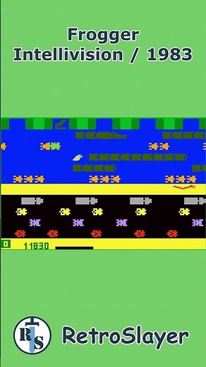 Frogger Gameplay Intellivision