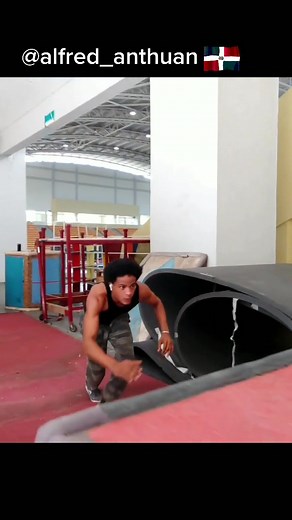 Acrobatic Stunts Showcase by Young Athlete