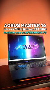 The AORUS MASTER 16 takes your Assassin’s Creed Shadow experience to new heights. ⚡ Powered by the Ultra 9 275HX processor and paired with the RTX 5080, it delivers buttery-smooth gameplay and breathtaking visuals even in the most demanding open-world environments. Dive into Assassin’s Creed Shadow with its stunning 16-inch OLED display—2560x1600 resolution, 240Hz refresh rate, and peak brightness of 500 nits. Every detail of the vast landscapes shines with vibrant clarity, whether you’re scalin