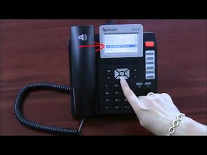 Forwarding a Call - Xorcom IP Phones Video Tutorial