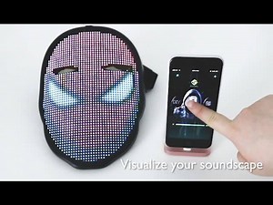 ⭐ Face-Off LED Mask ⭐ Can even DIY words and Change Face as you like! | Chemion