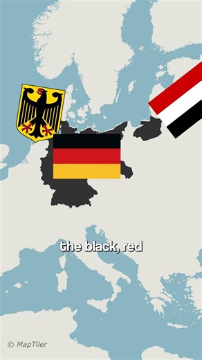 How did Germany's flag change over time? #history