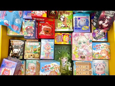 52 minutes of Mystery bags ASMR NO TALKING Relaxing Unboxing Sounds Toy ASMR